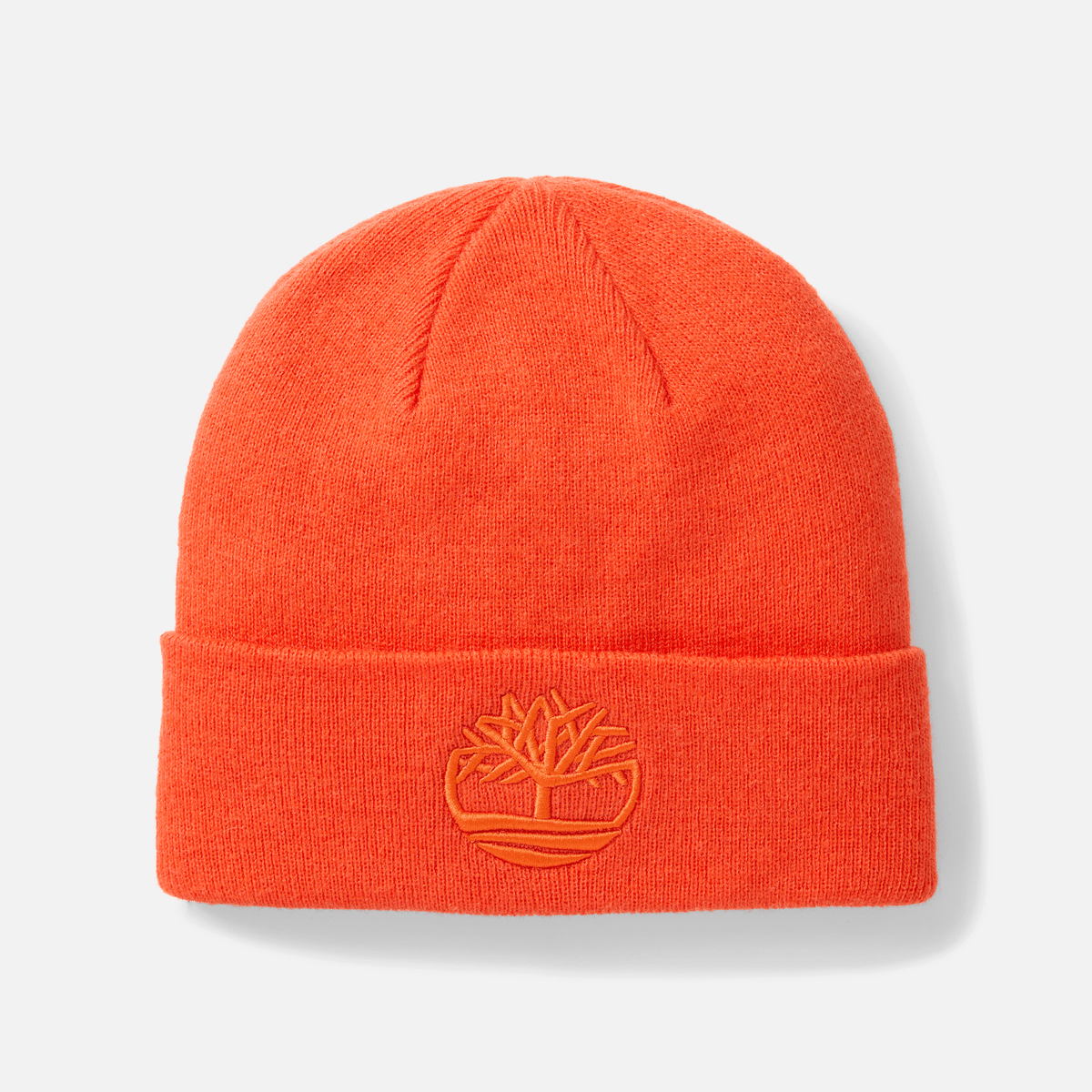 3D Embroidered Beanie TBL Tangerine Tango HERO