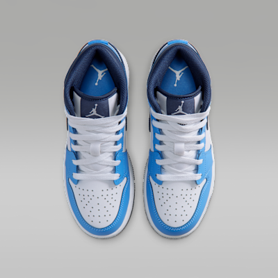 Air Jordan 1 Mid Big Kids' Shoes