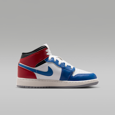 Air Jordan 1 Mid Big Kids' Shoes