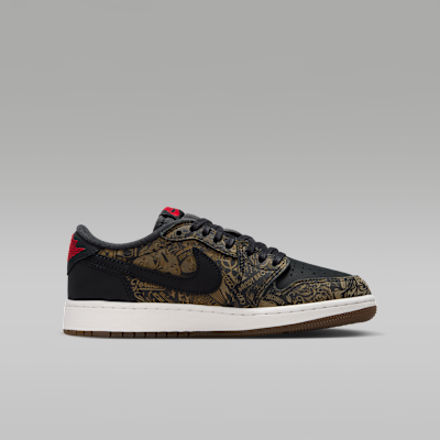 Air Jordan 1 Retro Low OG "Laser" Big Kids' Shoes