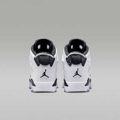 Air Jordan 6 Retro "Black and White" Big Kids' Shoes