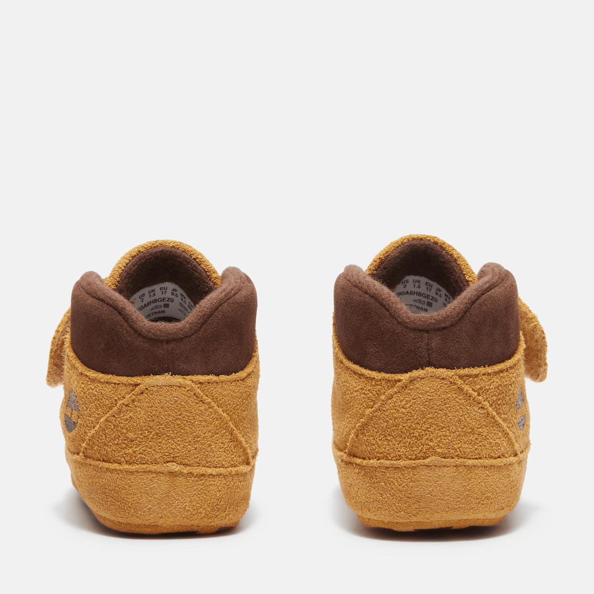 Infant Crib Bootie Mid HookandLoop Boot TBL Wheat Suede ALT5