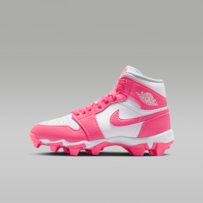 Jordan 1 Mid Little/Big Kids' Cleats