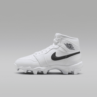 Jordan 1 Mid Little/Big Kids' Cleats