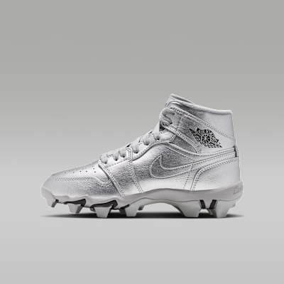 Jordan 1 Mid Little/Big Kids' Cleats