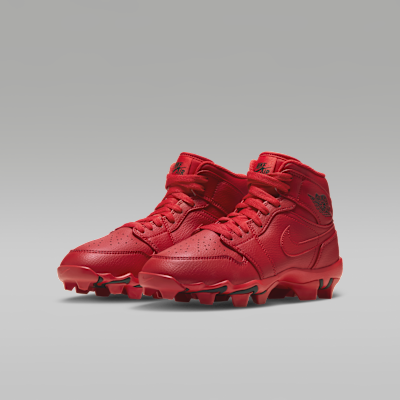 Jordan 1 Mid Little/Big Kids' Cleats