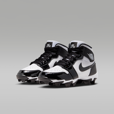 Jordan 1 Mid Little/Big Kids' Cleats