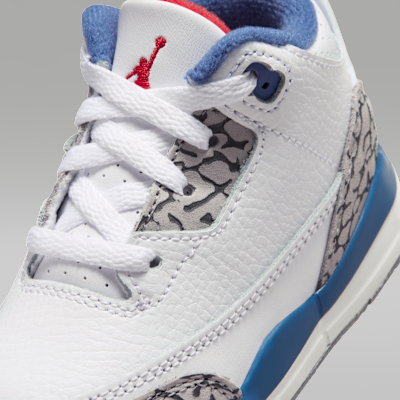 Jordan 3 Retro "True Blue" Baby/Toddler Shoes