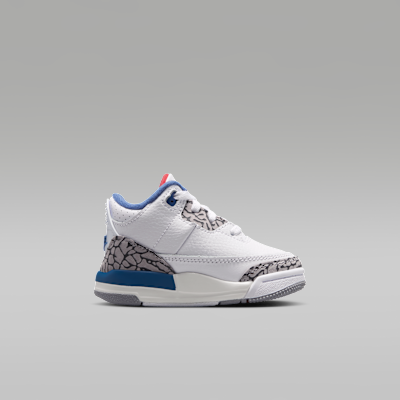 Jordan 3 Retro "True Blue" Baby/Toddler Shoes