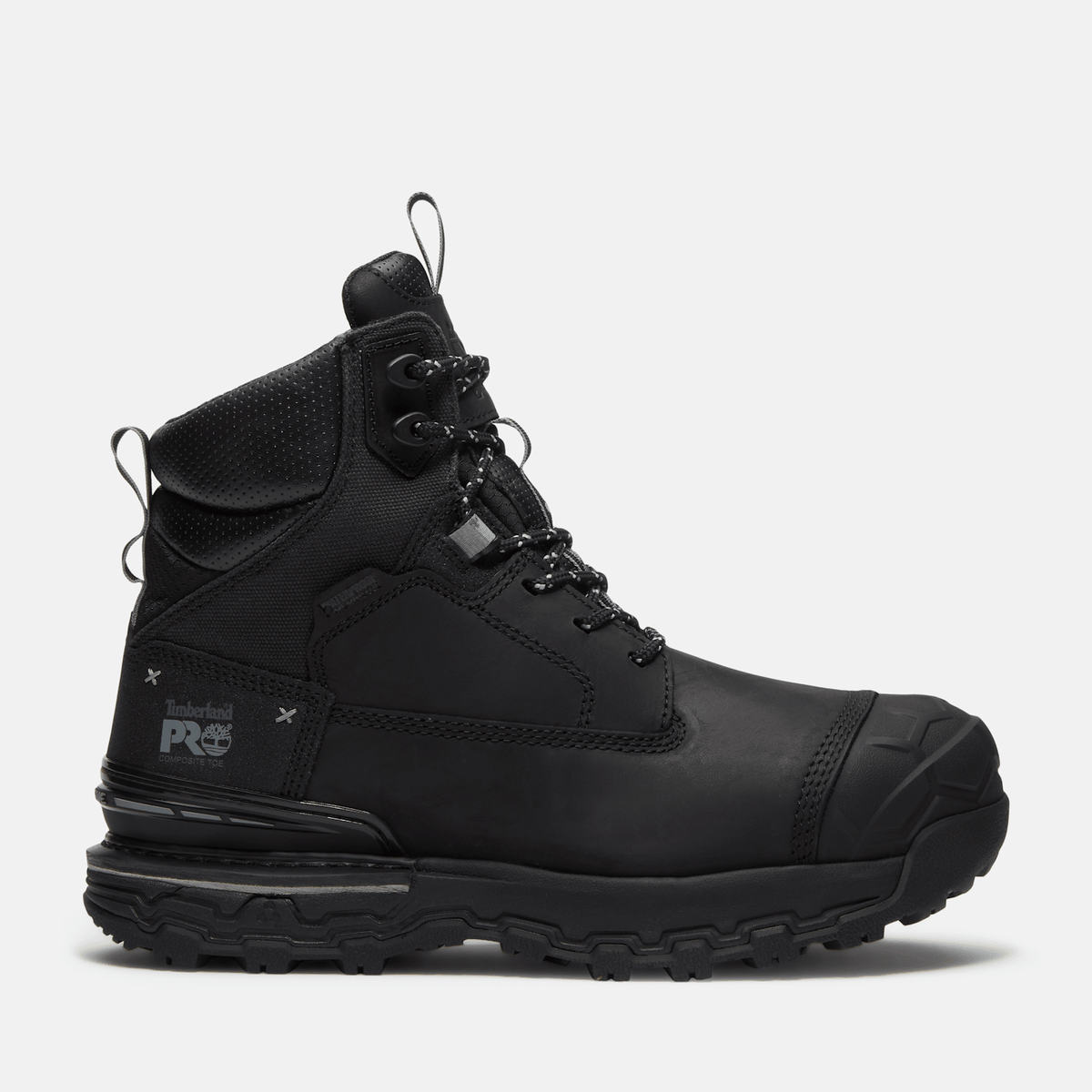 Mens Boondock Ultralight 6 CompositeToe Waterproof Work Boot TBL Black FullGrain HERO