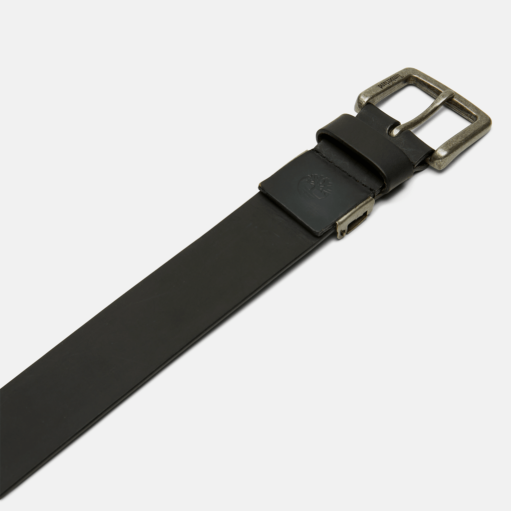 Mens Brookton CuttoFit Leather Belt TBL Black ALT1