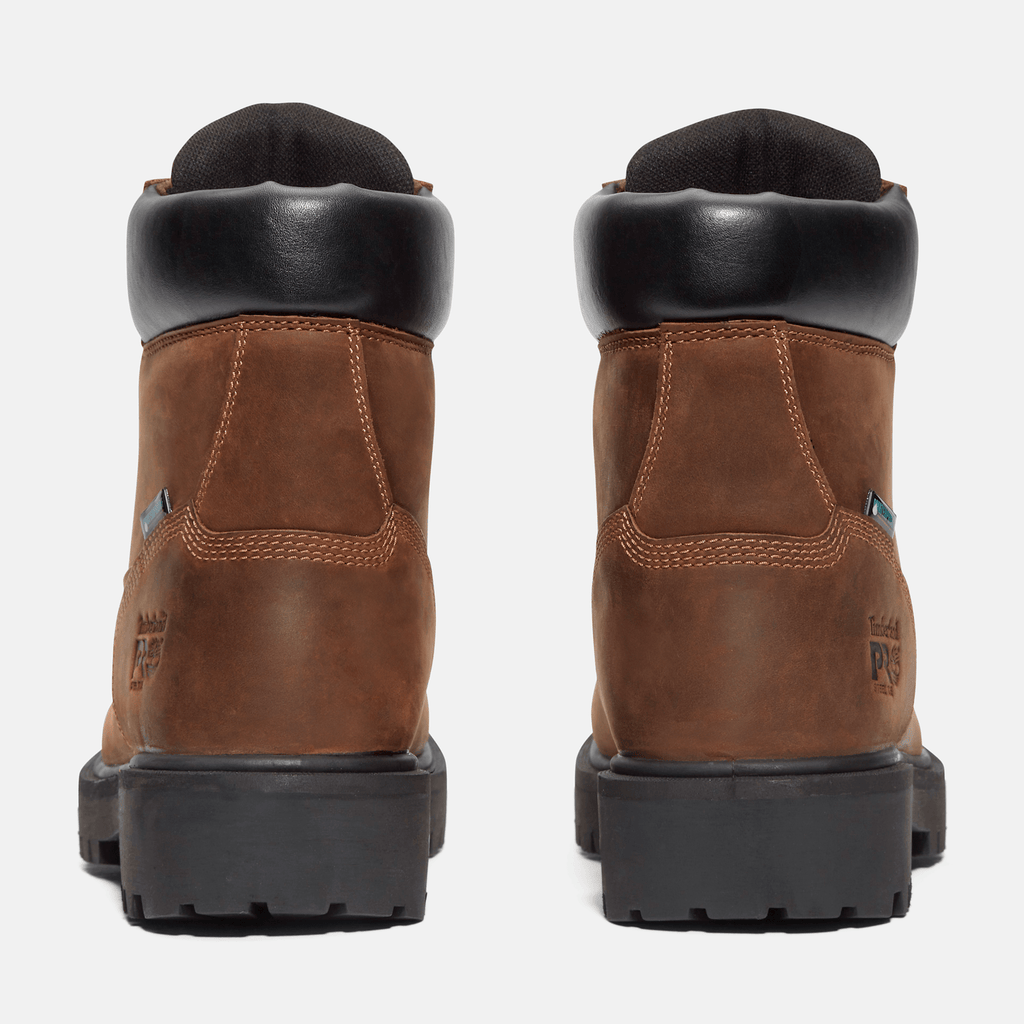 Mens Direct Attach 6 Soft Toe Waterproof Work Boot TBL Brown ALT5