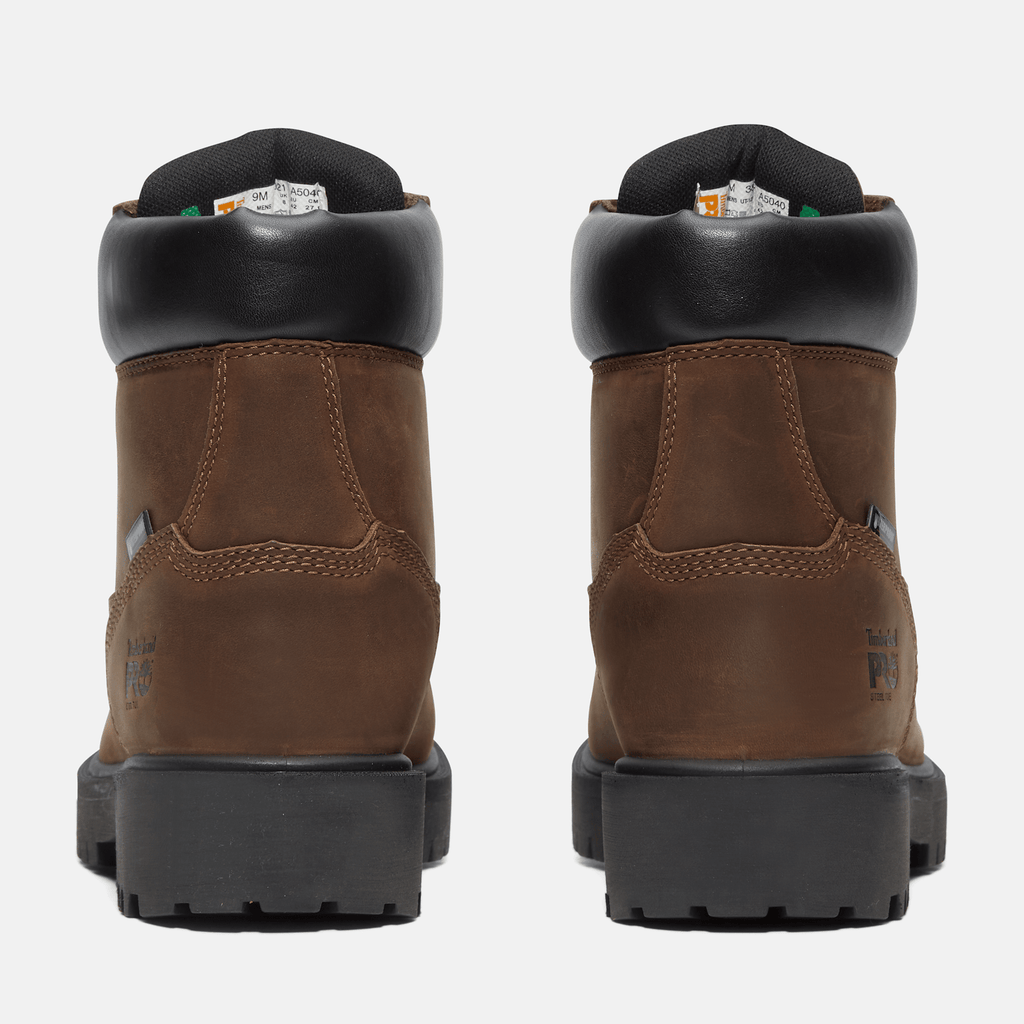 Mens Direct Attach 6 Steel Toe Waterproof Work Boot TBL Brown ALT5