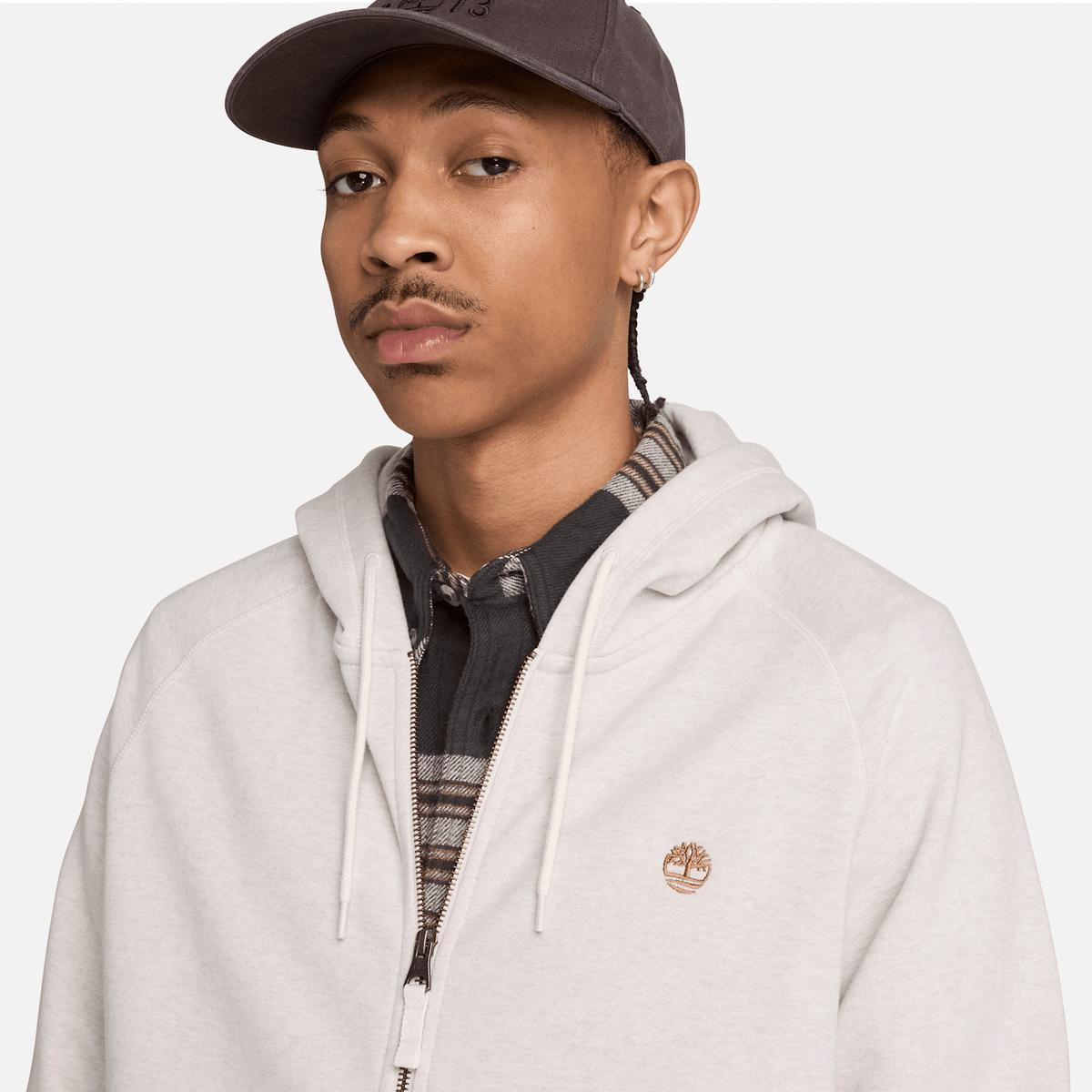 Mens Exeter River FullZip Hoodie TBL Light Oatmeal Heather ALT3