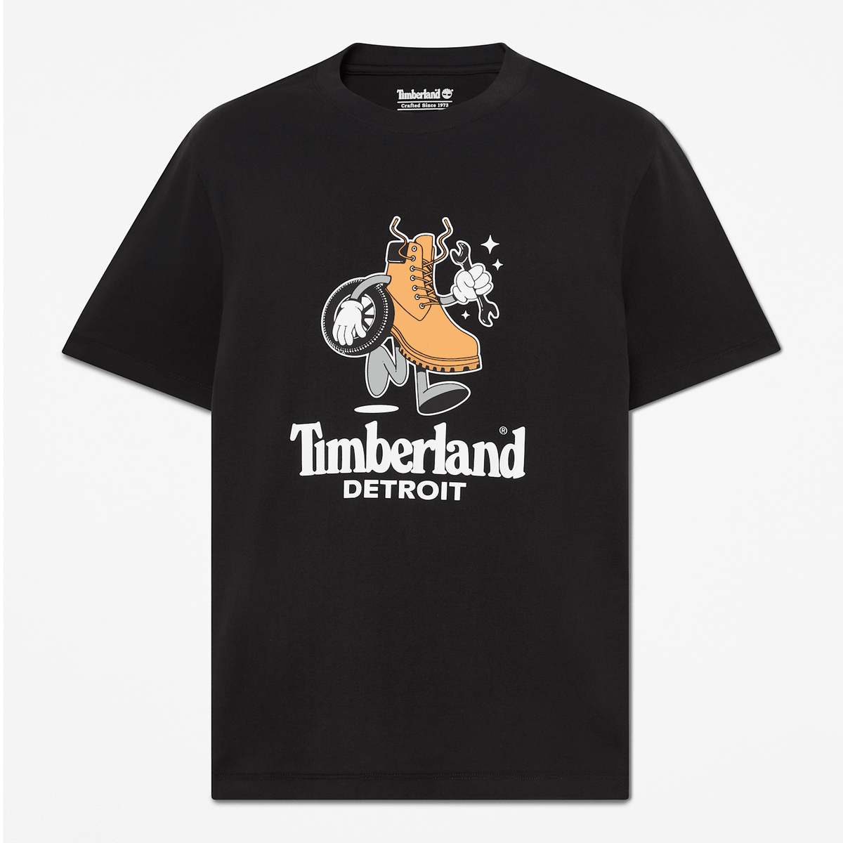 Mens Graphic City TShirt TBL Detroit Black HERO