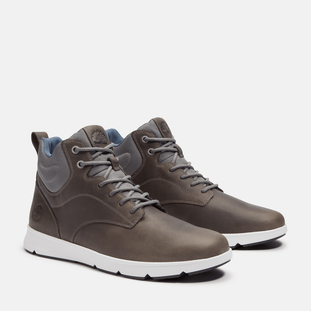 Mens Parker Street HighTop Sneaker TBL Dark Grey FullGrain ALT4