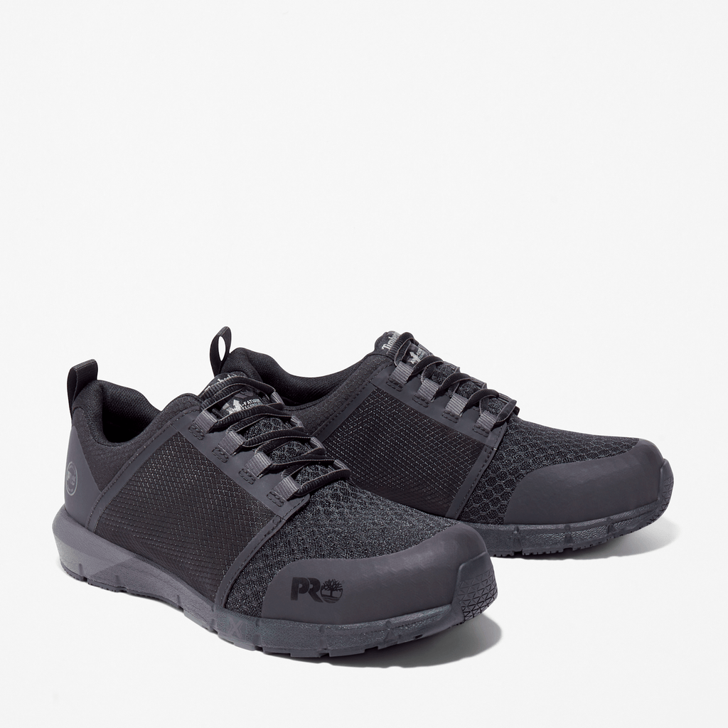 Mens Radius Composite Toe Work Sneaker TBL Black ALT4