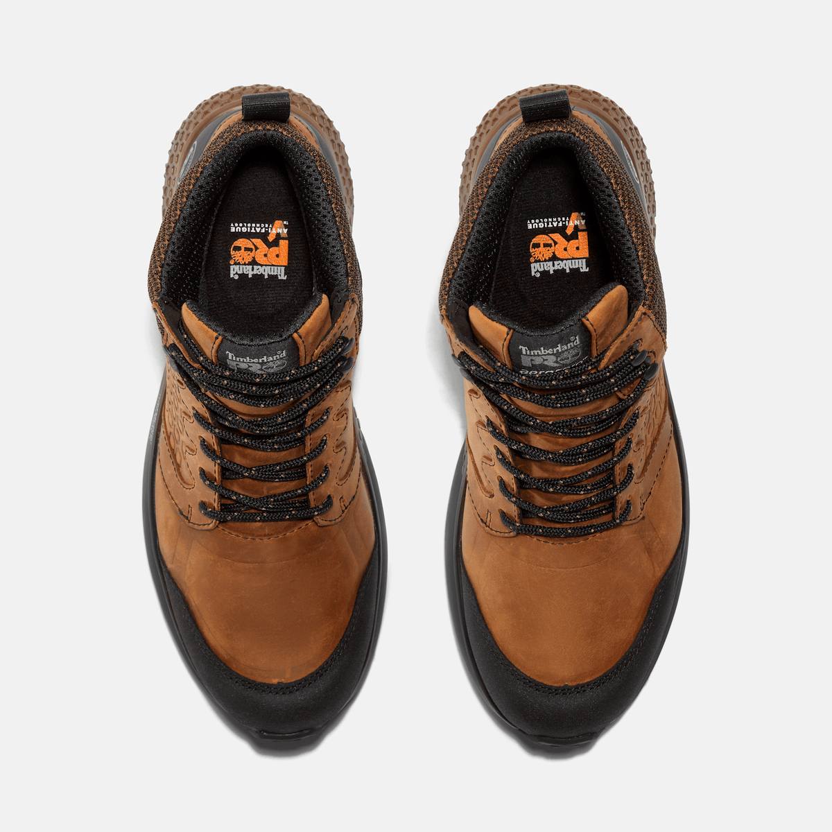 Mens Reaxion Waterproof Work Sneaker TBL Brown ALT2