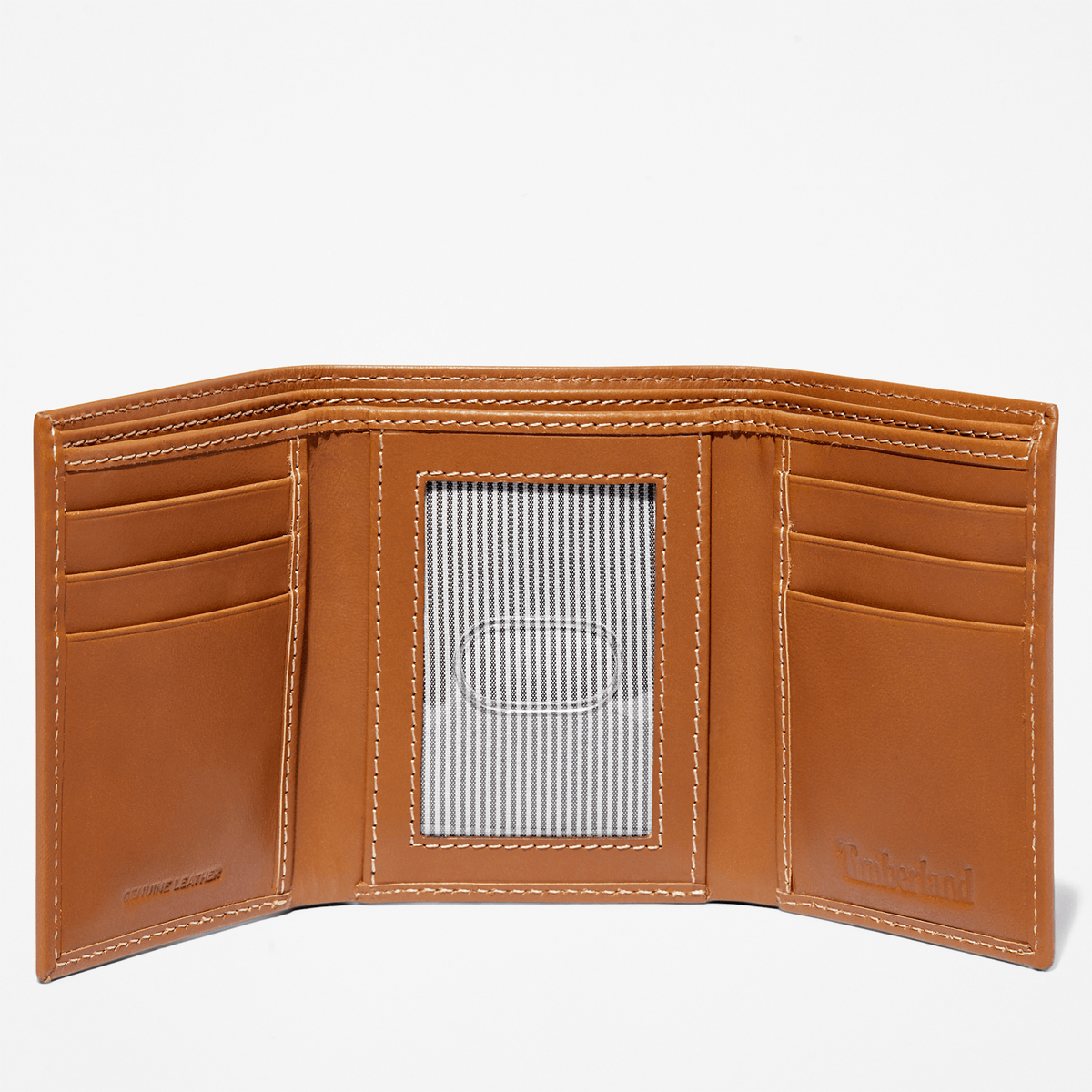 Mens Smooth Leather Trifold Wallet TBL Tan ALT1