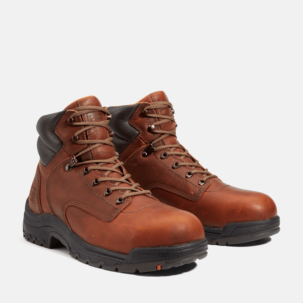 Mens TiTAN 6 Alloy Toe Work Boot TBL Brown ALT4