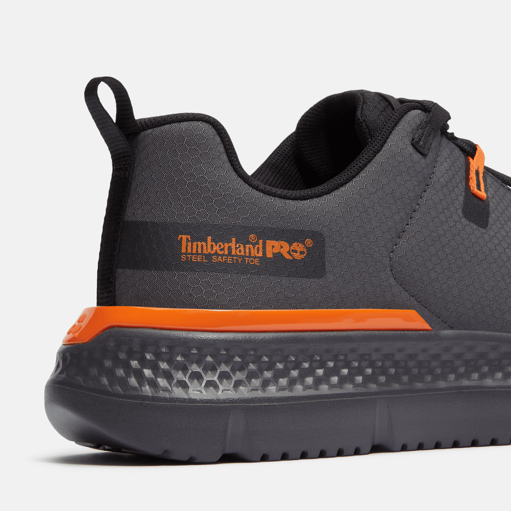 Mens Timberland PRO Intercept Steel Toe Work Sneaker TBL Dark Grey ALT7