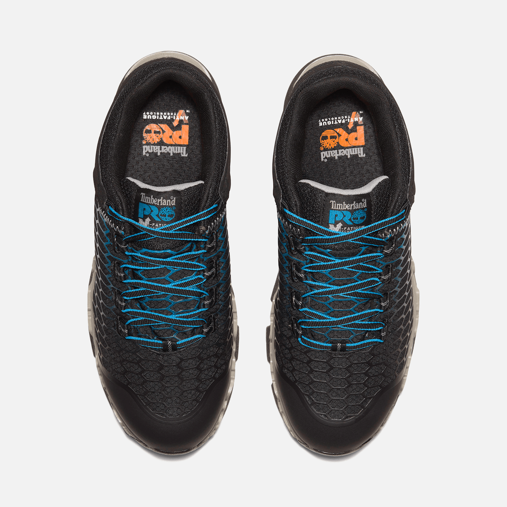 Mens Timberland PRO Powertrain Sport Alloy Toe Work Sneaker TBL BlackBlue ALT2