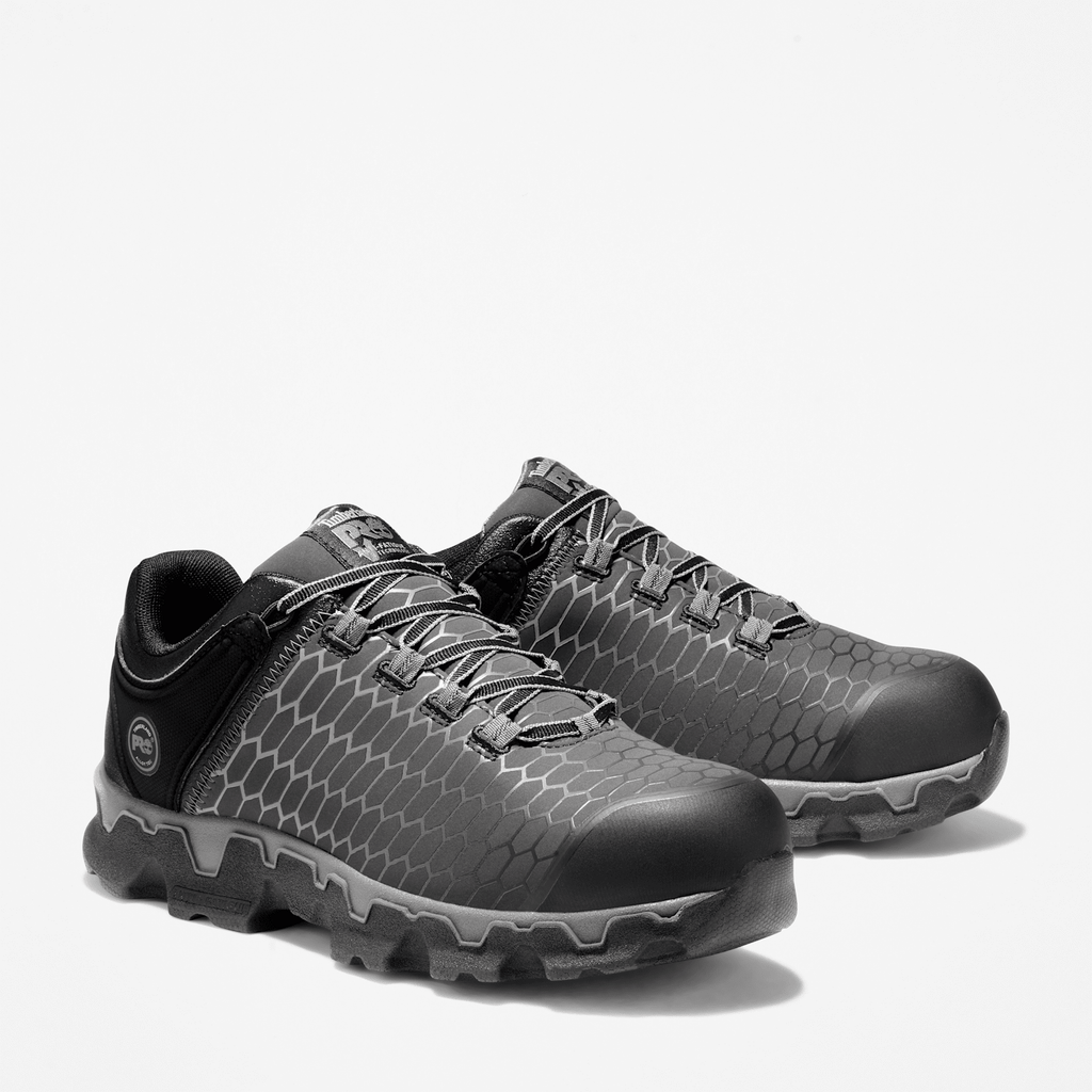 Mens Timberland PRO Powertrain Sport Alloy Toe Work Sneaker TBL Black ALT4