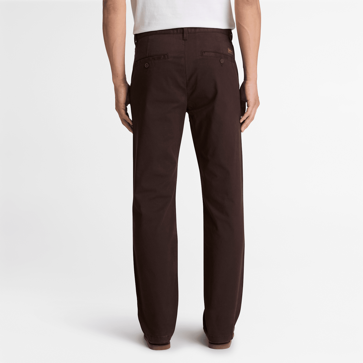 Mens Topsfield Straight Twill Chino Pant TBL Dark Brown ALT8