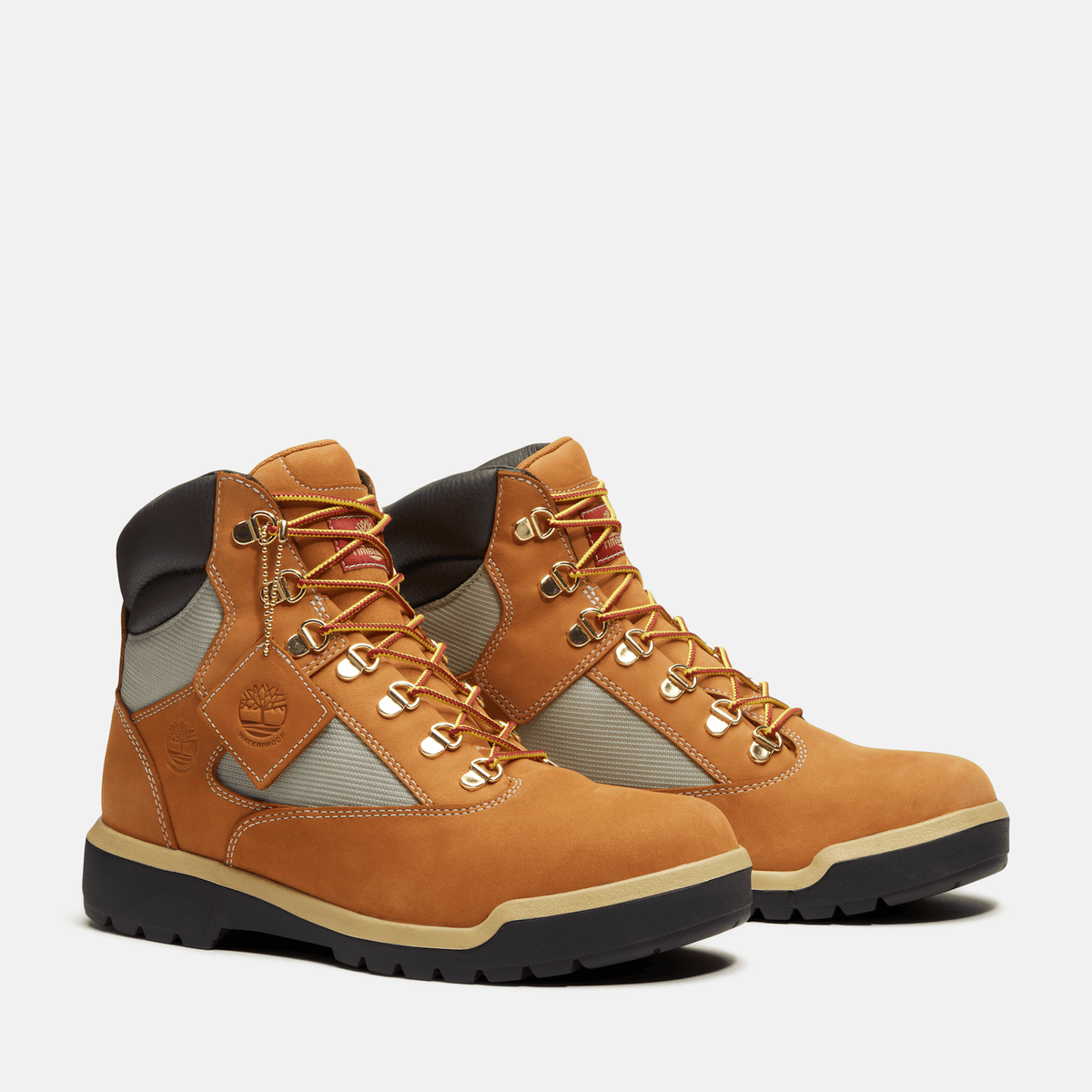 Mens Waterproof Mid Field Boot TBL Wheat Nubuck ALT4