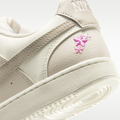 Nike Court Vision Low SE "Stitched Floral" Women's Shoes