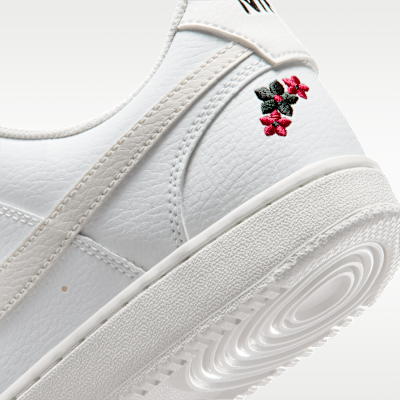 Nike Court Vision Low SE "Stitched Floral" Women's Shoes
