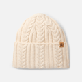 Womens Cable Beanie TBL White Smoke HERO