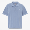 Womens Garment Dyed ShortSleeve Pique Polo TBL Stone Wash HERO