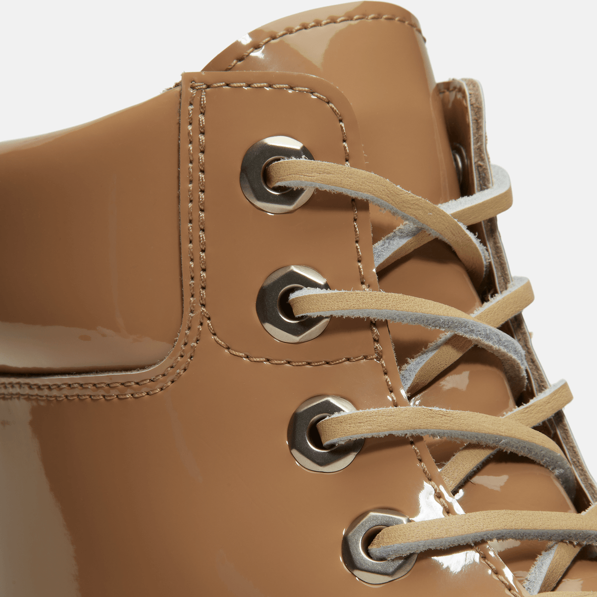 Womens Stone Street 6Inch Waterproof Platform Boot TBL Beige Patent Leather ALT7