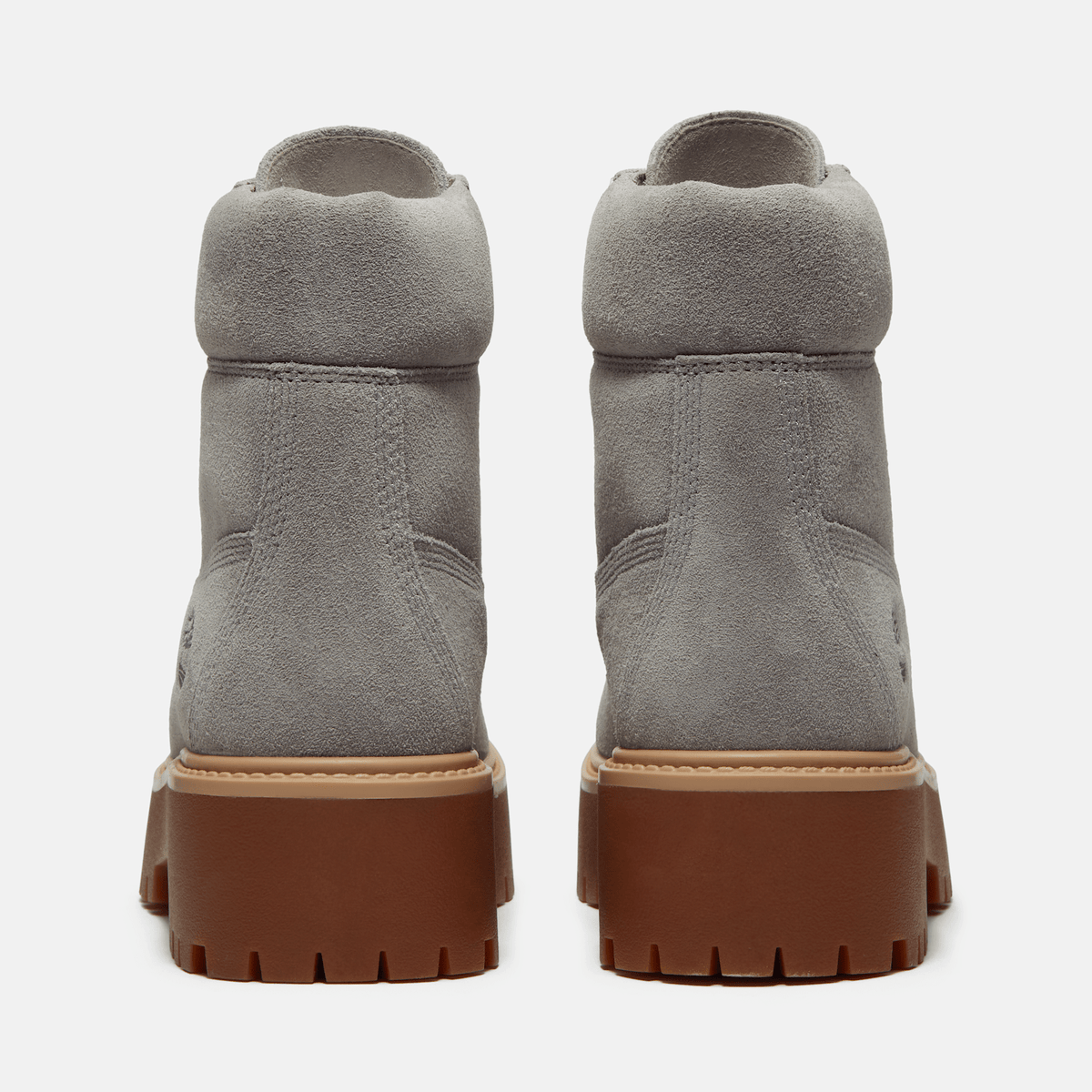 Womens Stone Street Platform 6Inch Boot TBL Medium Grey Suede ALT5