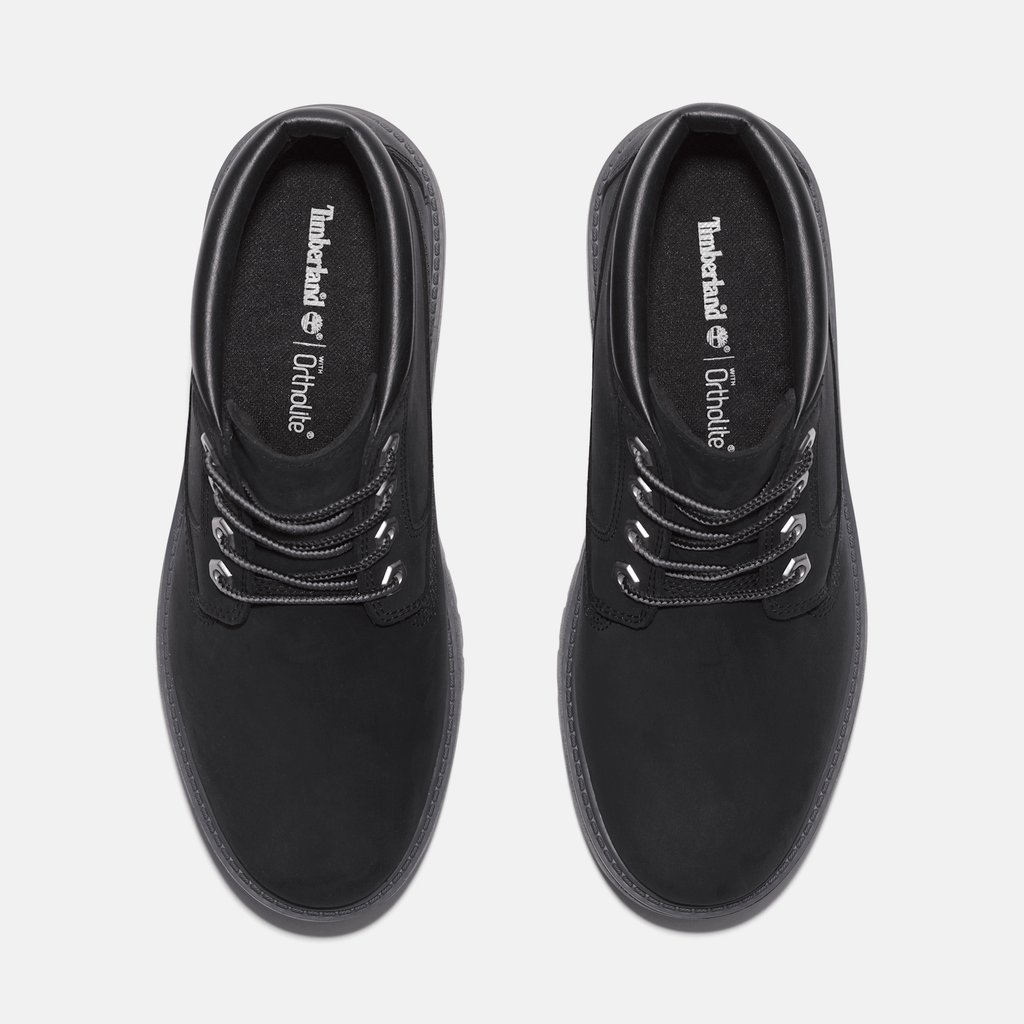 Womens Stone Street Waterproof Platform Chukka TBL Black Nubuck ALT2