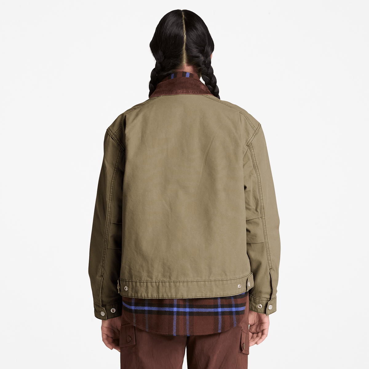 Womens Strafford Washed Canvas Jacket 20 TBL Dark Olive ALT8