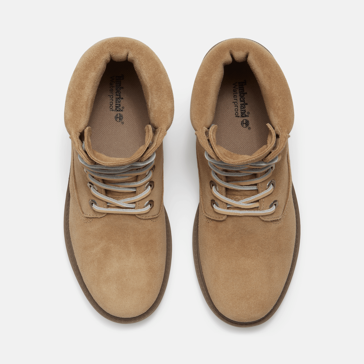 Womens Timberland 6Inch Waterproof Boot TBL Beige Suede ALT2