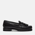 Womens Timberland Authentic Kiltie Loafer TBL Black FullGrain HERO