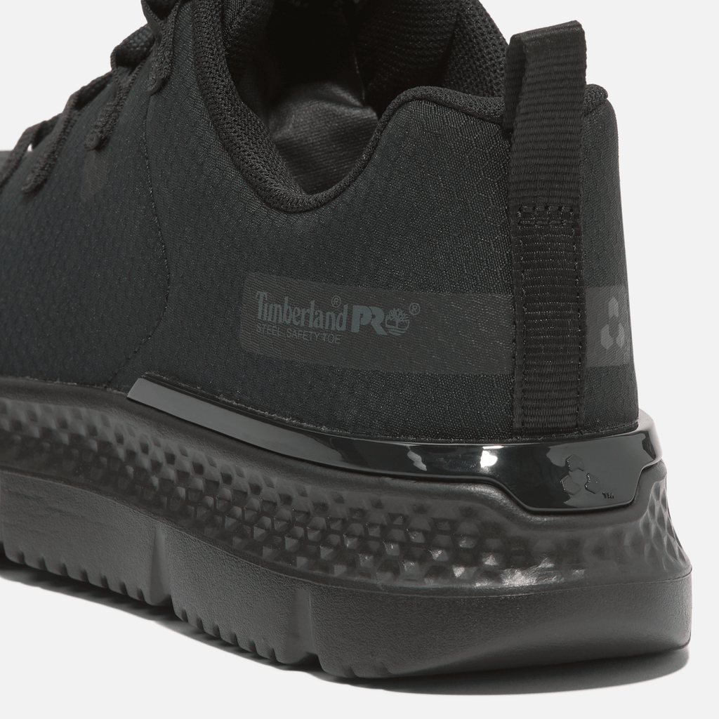 Womens Timberland PRO Intercept Athletic SteelToe Work Sneaker TBL Black ALT7