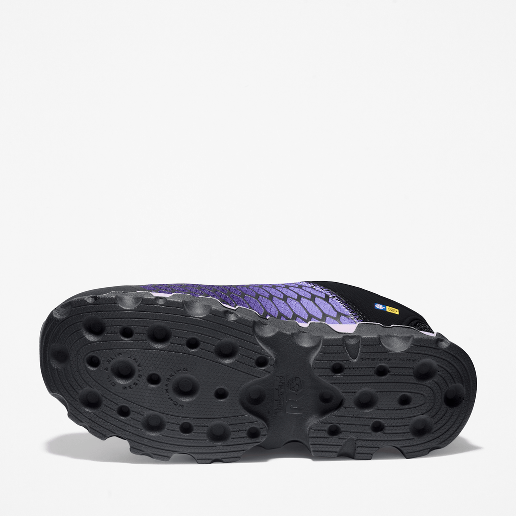 Womens Timberland PRO Powertrain Sport Alloy Toe Work Sneaker TBL BlackPurple ALT3