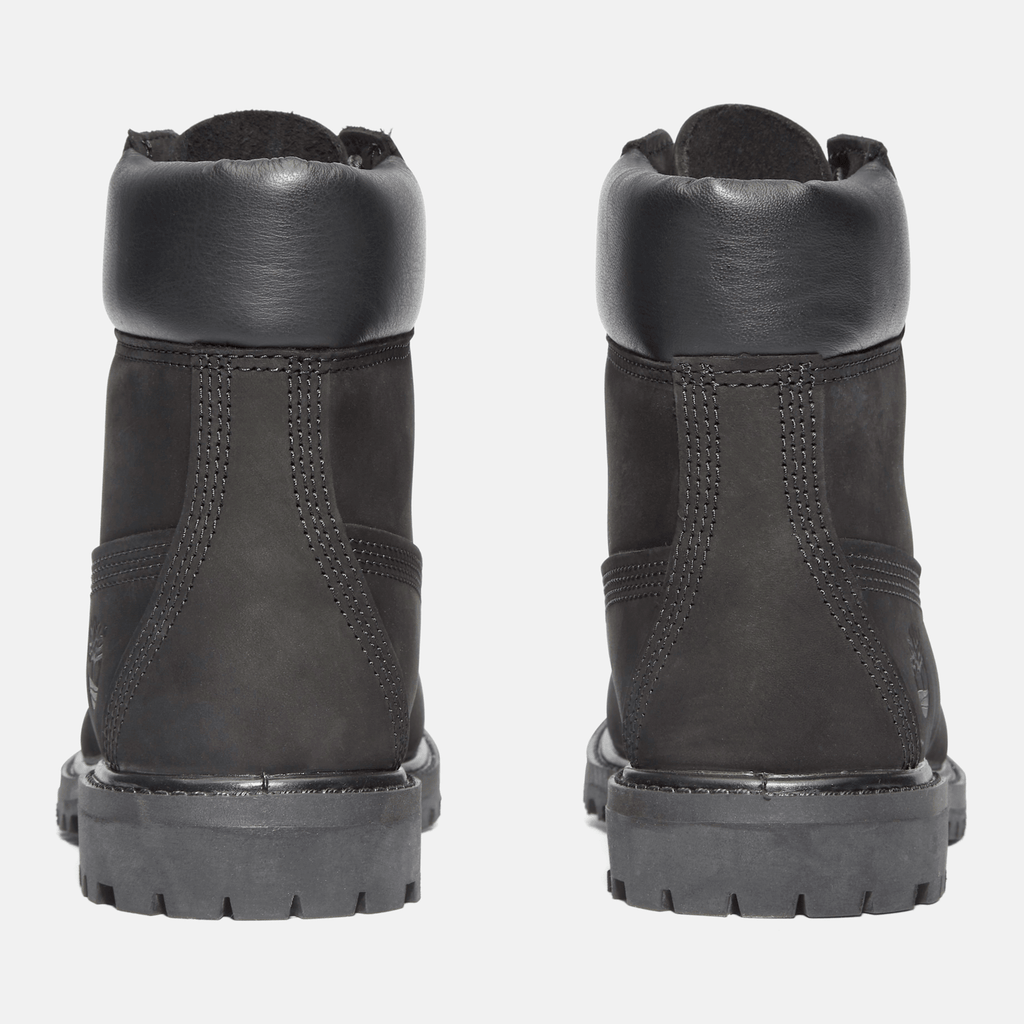 Womens Timberland Premium 6Inch Waterproof Boot TBL Black Nubuck ALT5