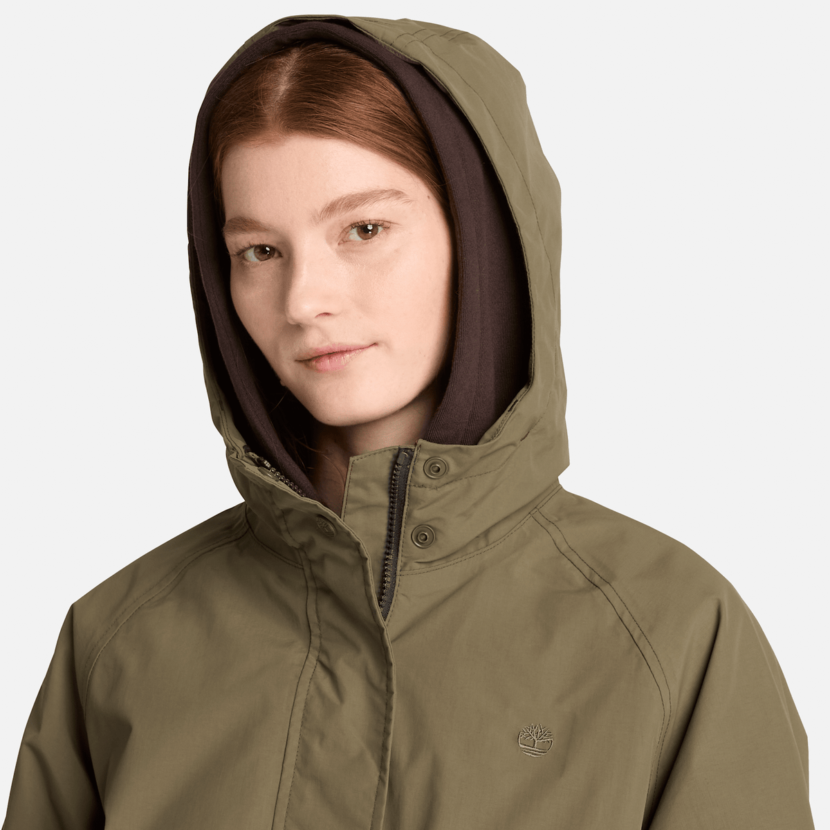 Womens Waterproof Parka TBL Dark Olive ALT3