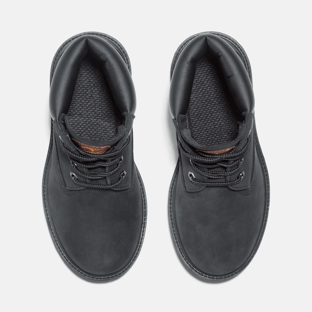 Youth Timberland Classic 6Inch Waterproof Boot TBL Black Nubuck ALT2