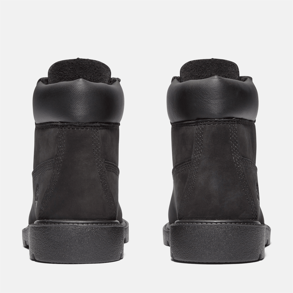 Youth Timberland Classic 6Inch Waterproof Boot TBL Black Nubuck ALT5