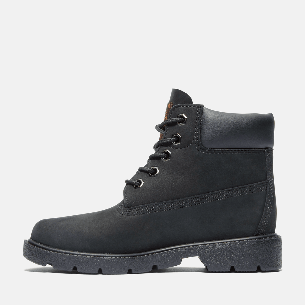 Youth Timberland Classic 6Inch Waterproof Boot TBL Black Nubuck ALT6