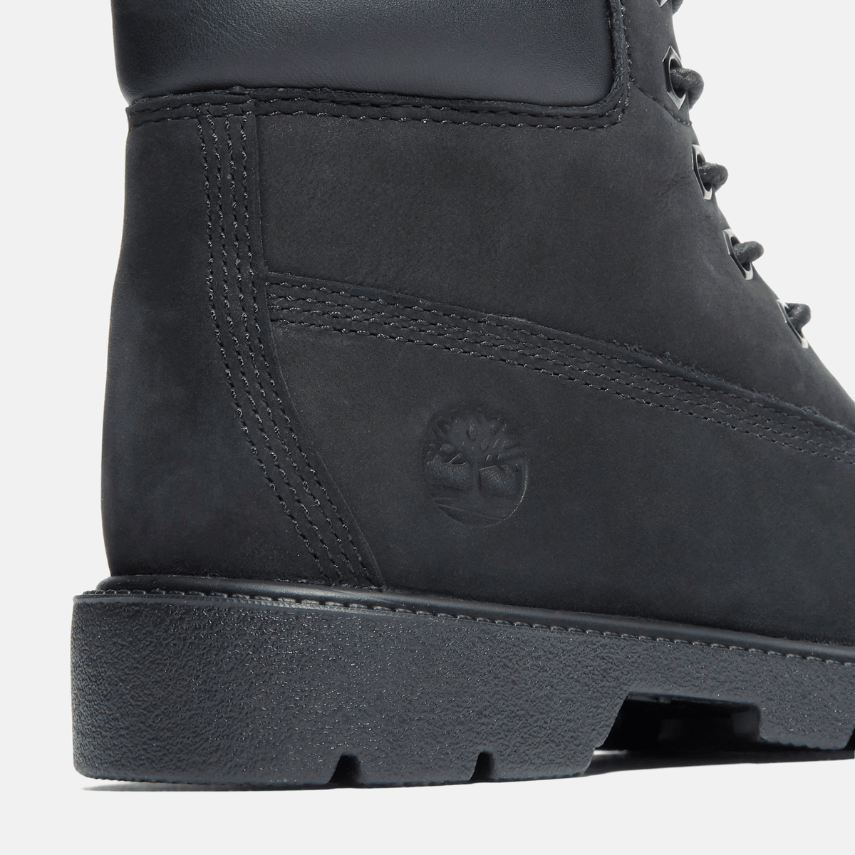 Youth Timberland Classic 6Inch Waterproof Boot TBL Black Nubuck ALT7