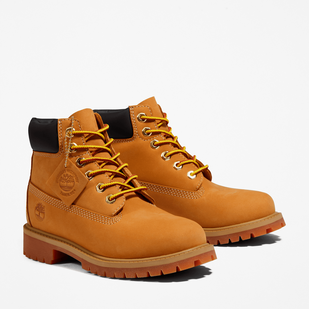 Youth Timberland Premium 6Inch Waterproof Boot TBL Wheat ALT4
