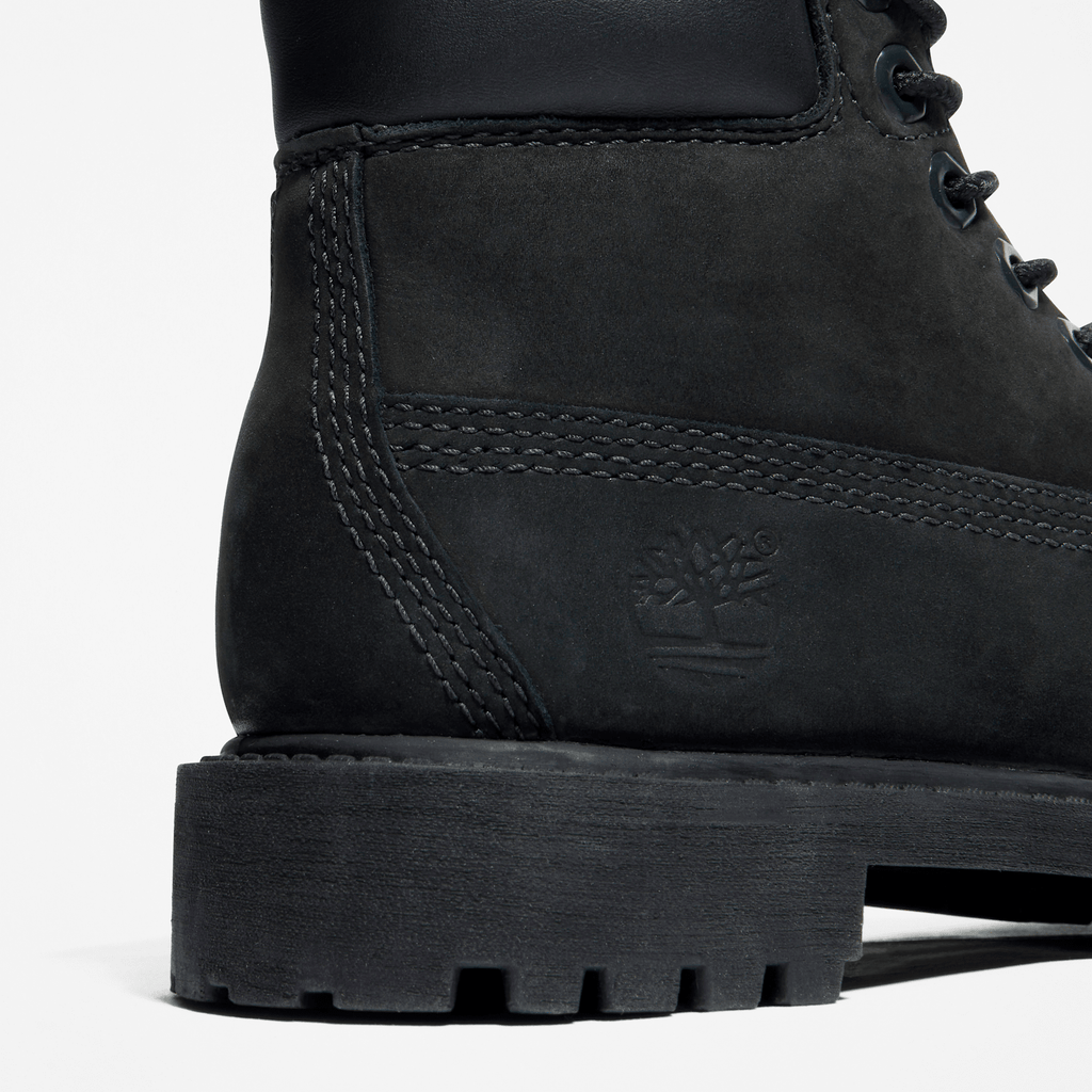 Youth Timberland Premium 6Inch Waterproof Boot TBL Black ALT7