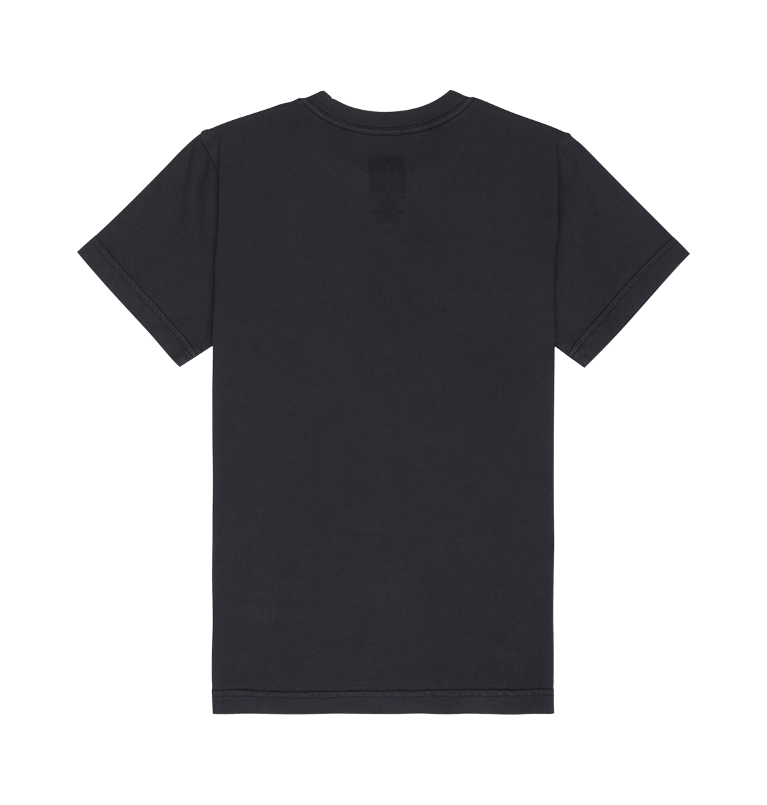 DC Shoes DC Speratic Tee Youth short-sleeve skateboarding shirt in plain black, displayed flat on a white background and viewed from the back, with no visible designs or logos.